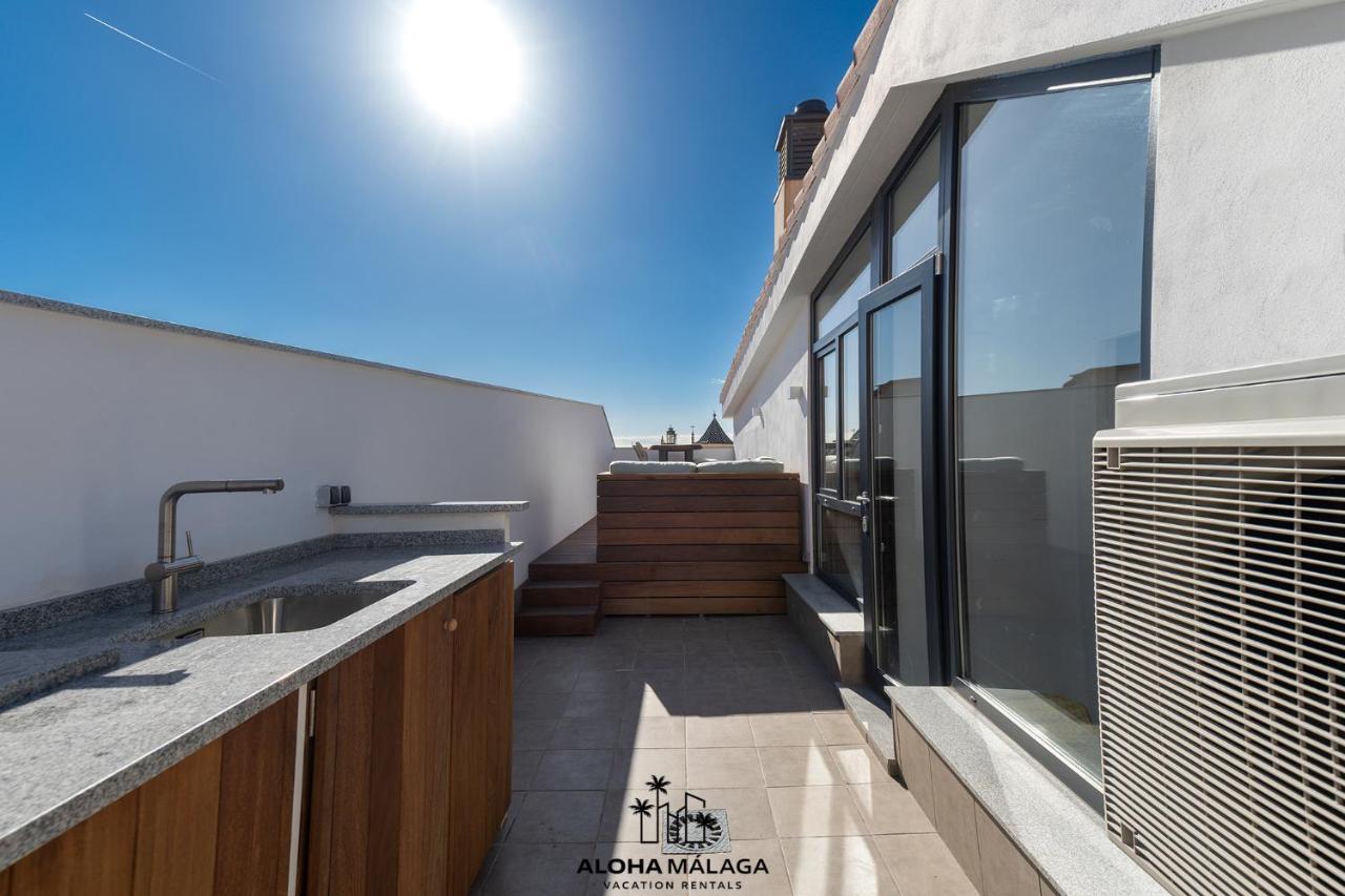 말라가 Luxury Duplex With Pool And Padel Court In Town 아파트 외부 사진